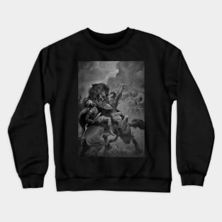 Odin and Fenrir by Dorothy Hardy 1909 Crewneck Sweatshirt